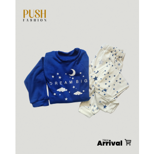 Night Stars Blue Pajamas